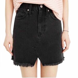 Madewell Denim Mini Skirt Black Size 31